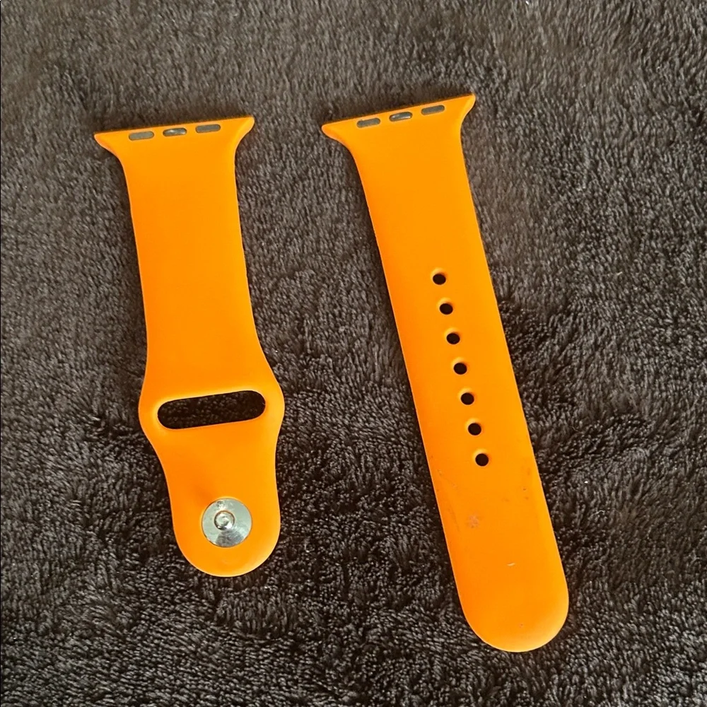 Orange Silicone Smartwatch Band